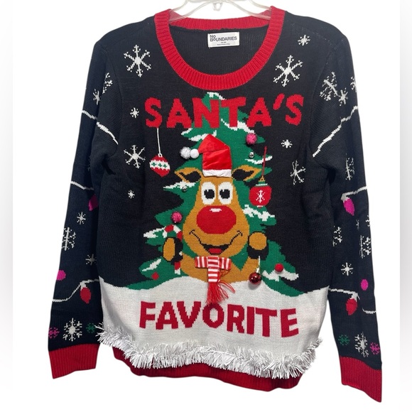 NWT-No Boundaries Christmas Sweater. Size XXL (20) - Picture 5 of 8